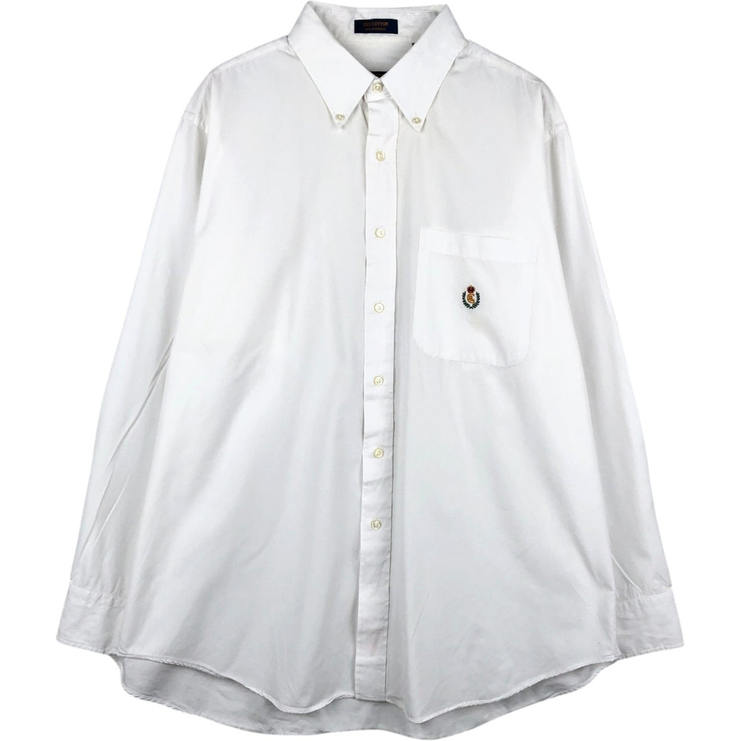 Ralph Lauren Chaps long-sleeved button-down shirt, men's size XL cotton white type Vintage Second Hand