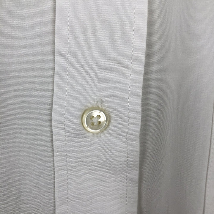 Ralph Lauren Chaps long-sleeved button-down shirt, men's size XL cotton white type Vintage Second Hand