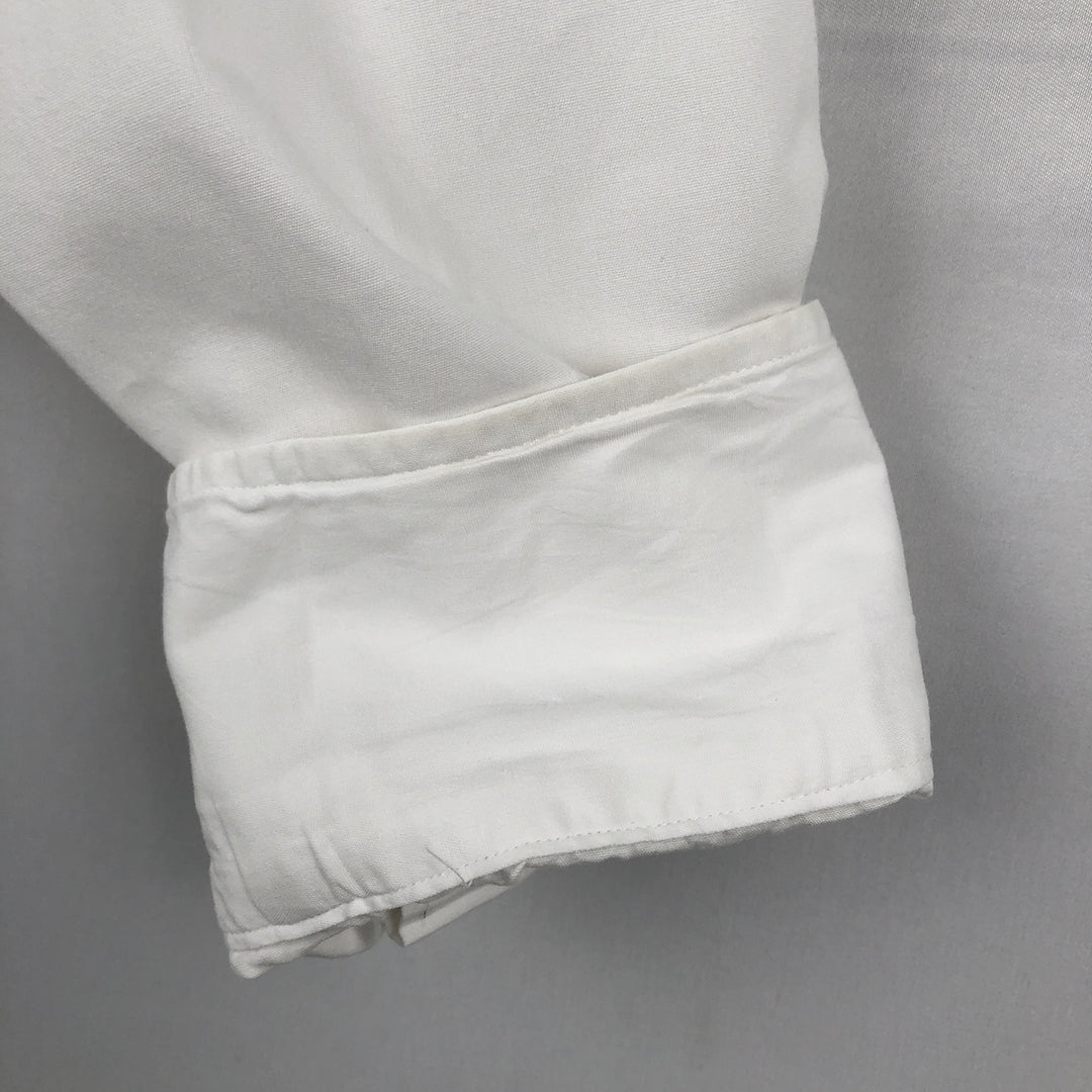 Ralph Lauren Chaps long-sleeved button-down shirt, men's size XL cotton white type Vintage Second Hand