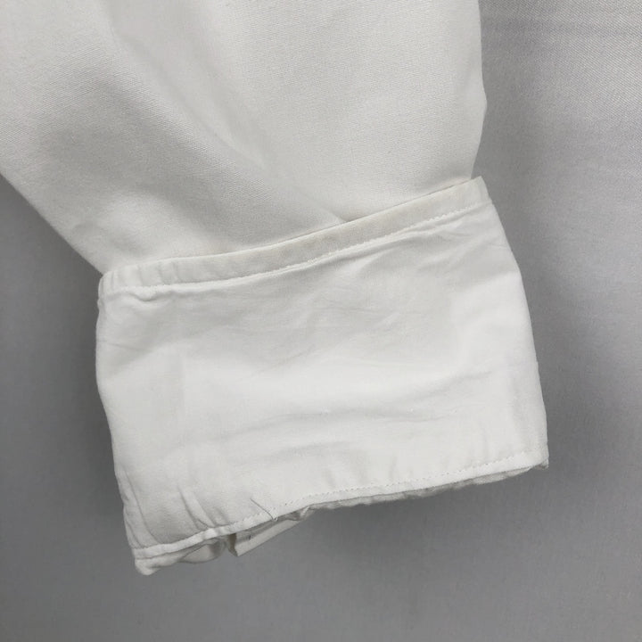 Ralph Lauren Chaps long-sleeved button-down shirt, men's size XL cotton white type Vintage Second Hand