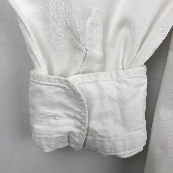 Ralph Lauren Chaps long-sleeved button-down shirt, men's size XL cotton white type Vintage Second Hand