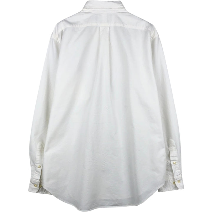 Ralph Lauren Classic Fit Long Sleeve Button Down Shirt, Men's Size L cotton white type Vintage Second Hand