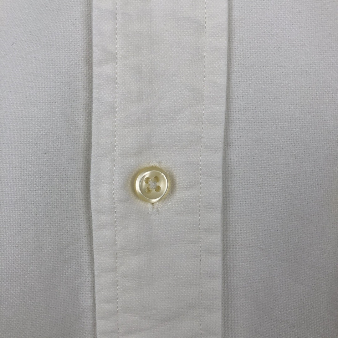 Ralph Lauren Classic Fit Long Sleeve Button Down Shirt, Men's Size L cotton white type Vintage Second Hand