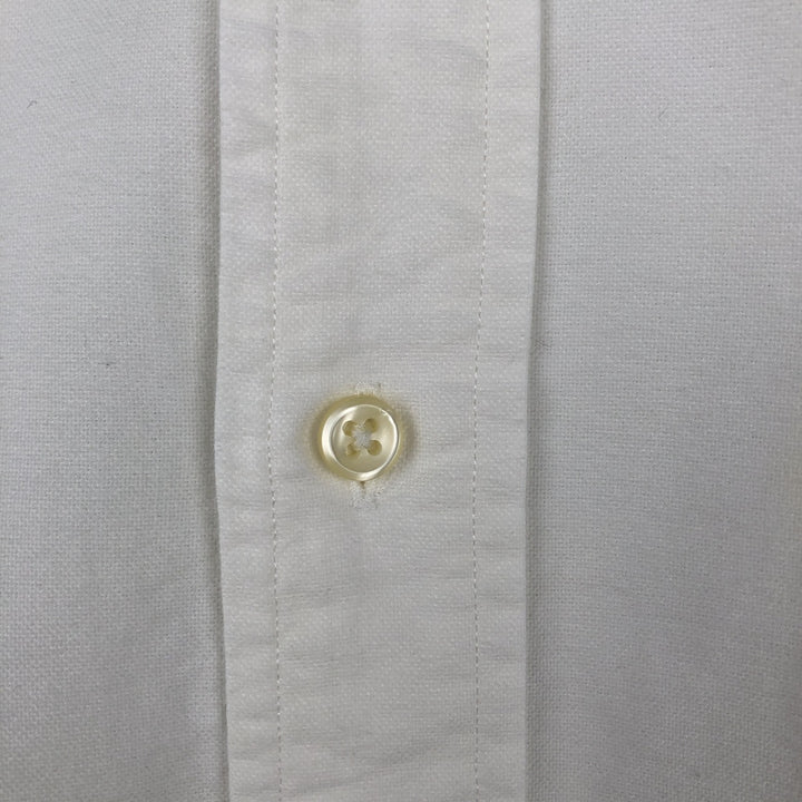 Ralph Lauren Classic Fit Long Sleeve Button Down Shirt, Men's Size L cotton white type Vintage Second Hand