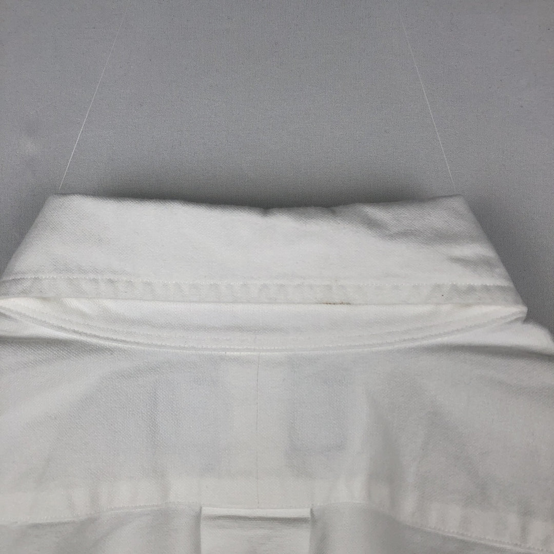 Ralph Lauren Classic Fit Long Sleeve Button Down Shirt, Men's Size L cotton white type Vintage Second Hand