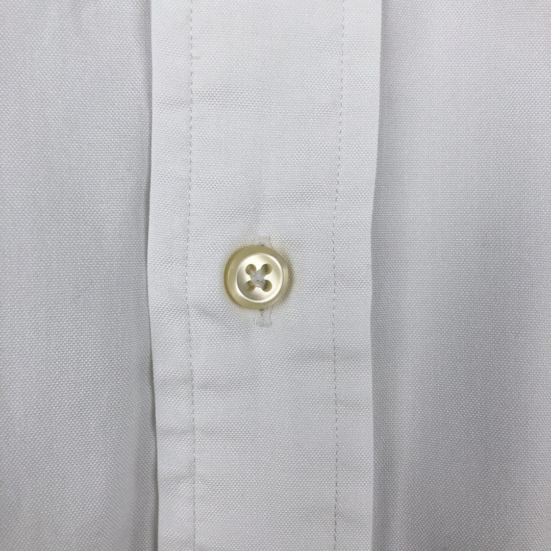 Ralph Lauren YARMOUTH long sleeve button down shirt, men's XL size cotton white type Vintage Second Hand