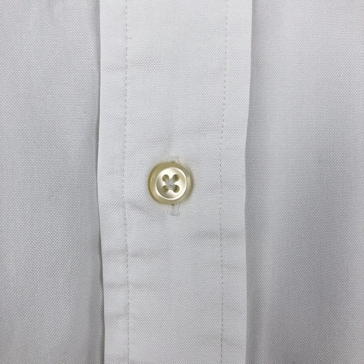 Ralph Lauren YARMOUTH long sleeve button down shirt, men's XL size cotton white type Vintage Second Hand