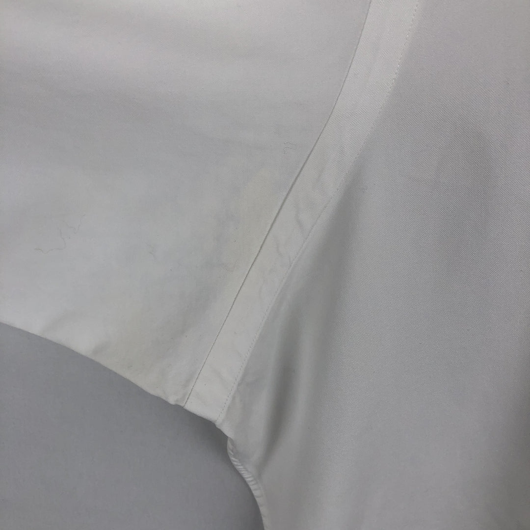 Ralph Lauren YARMOUTH long sleeve button down shirt, men's XL size cotton white type Vintage Second Hand
