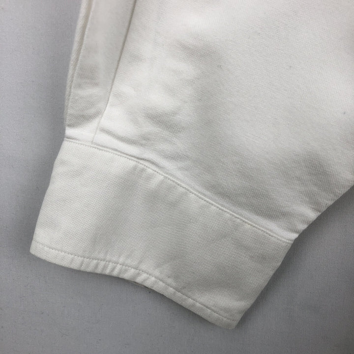 Ralph Lauren YARMOUTH long sleeve button down shirt, men's size L cotton white type Vintage Second Hand