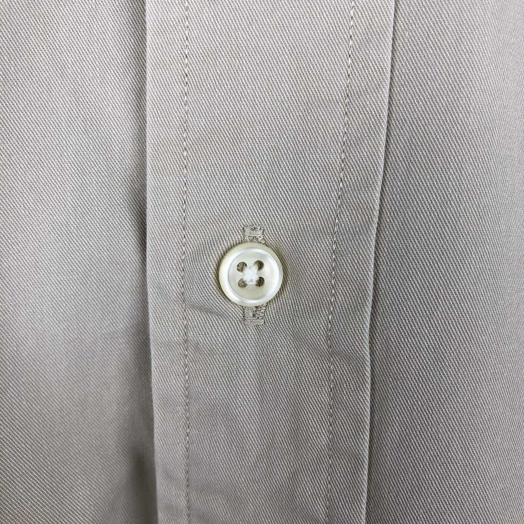 Ralph Lauren BLAKE long sleeve button down shirt, men's size M cotton Beige type Vintage Second Hand