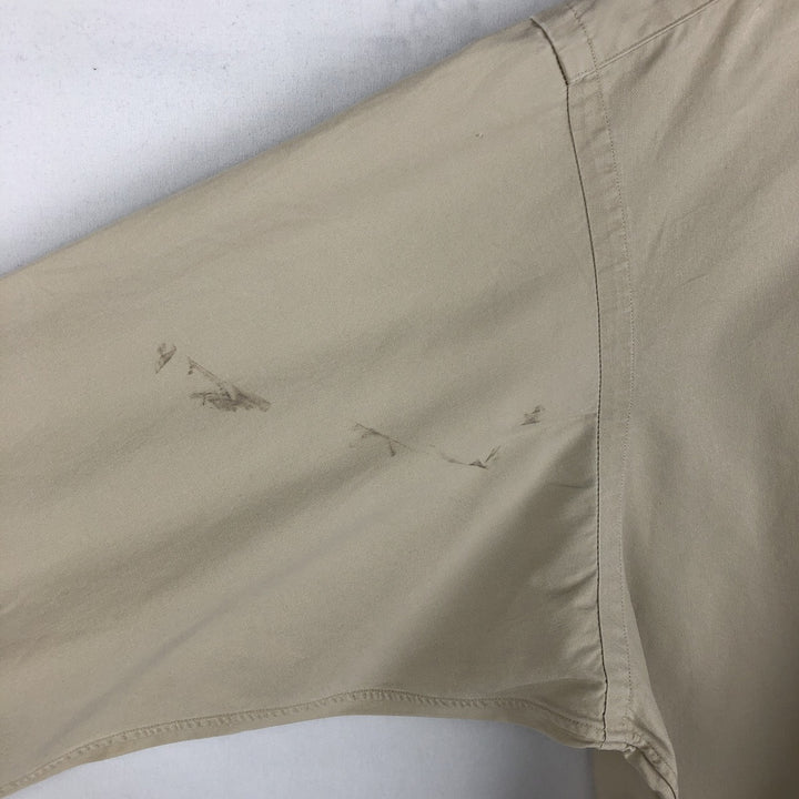 Ralph Lauren BLAKE long sleeve button down shirt, men's size M cotton Beige type Vintage Second Hand