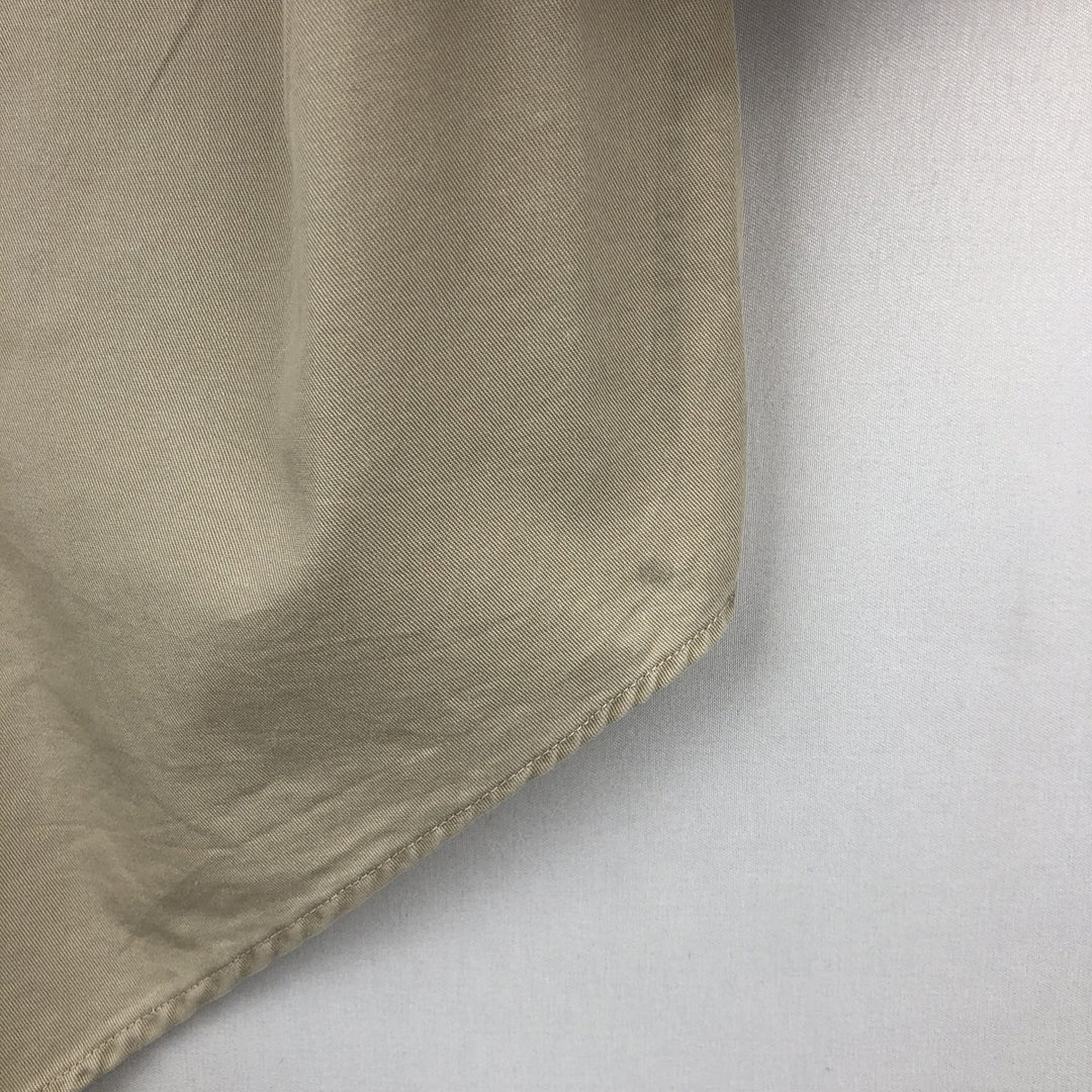 Ralph Lauren BLAKE long sleeve button down shirt, men's size M cotton Beige type Vintage Second Hand