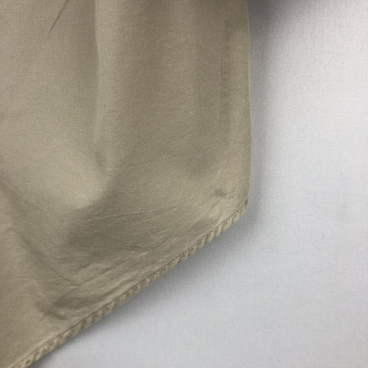 Ralph Lauren BLAKE long sleeve button down shirt, men's size M cotton Beige type Vintage Second Hand