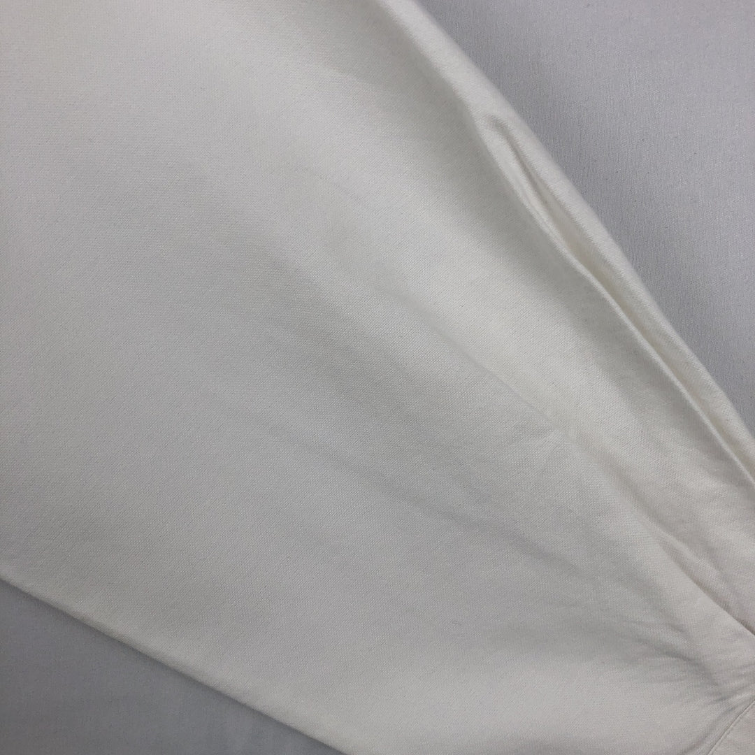 Ralph Lauren YARMOUTH long sleeve button down shirt, men's size L cotton white type Vintage Second Hand