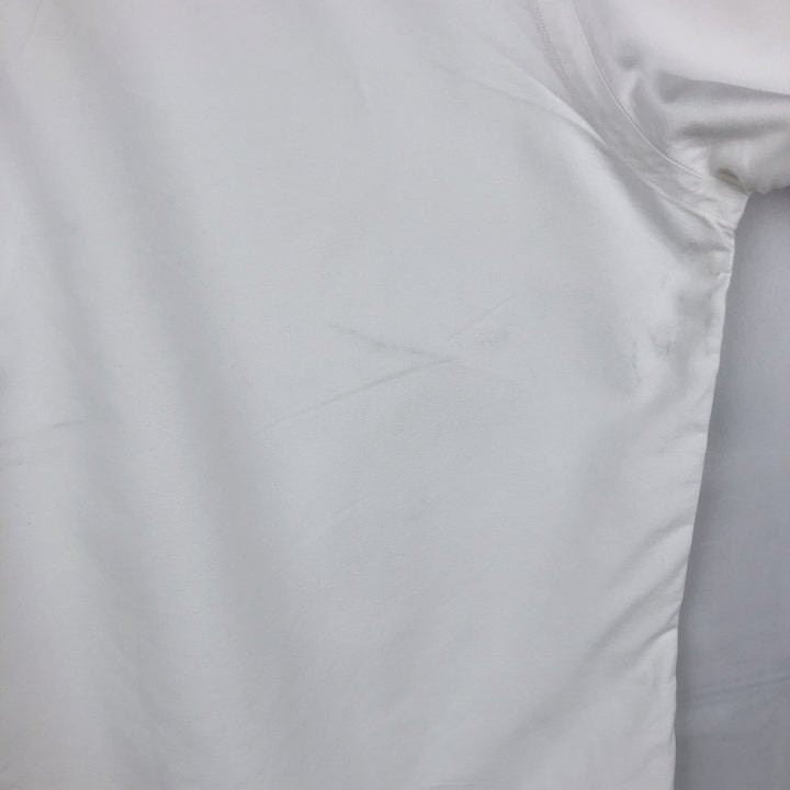 Ralph Lauren YARMOUTH long sleeve button down shirt, men's size L cotton white type Vintage Second Hand