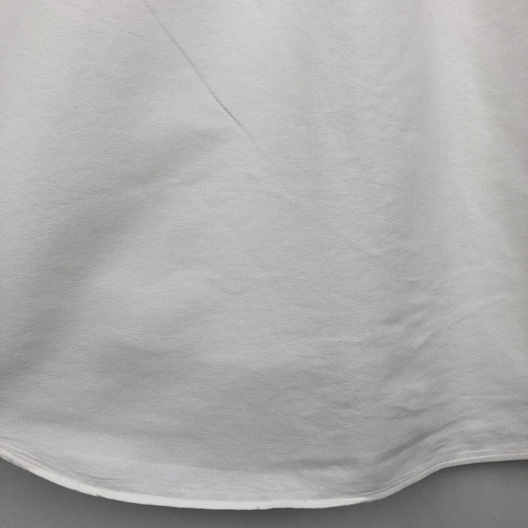 Ralph Lauren YARMOUTH long sleeve button down shirt, men's size L cotton white type Vintage Second Hand