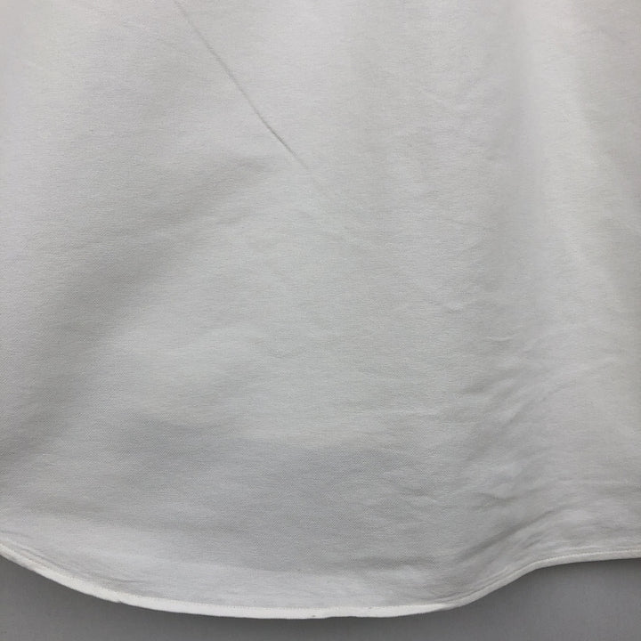 Ralph Lauren YARMOUTH long sleeve button down shirt, men's size L cotton white type Vintage Second Hand