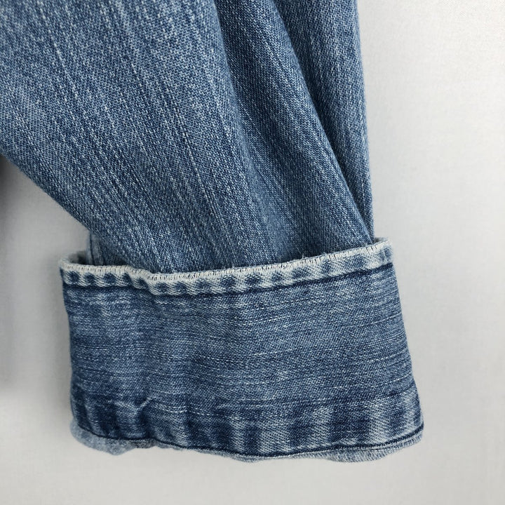 Ralph Lauren CLASSIC FIT Long-Sleeve Button-Down Denim Shirt, Men's Size XL (approx.) cotton blue type Vintage Second Hand