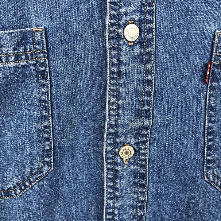 Levi's Red Tab Long Sleeve Denim Shirt, Men's Size L cotton Indigo Vintage Second Hand