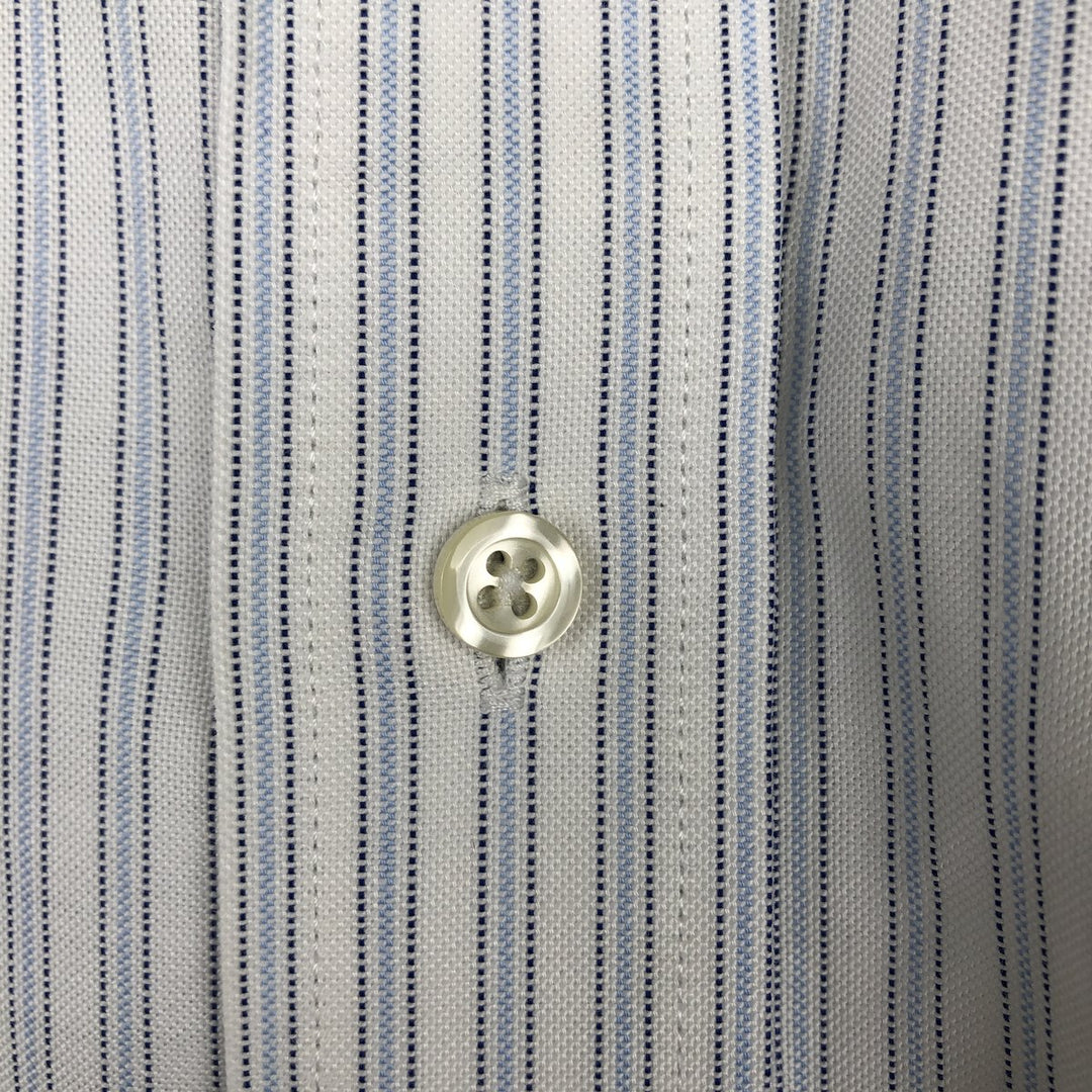 Brooks Brothers Est.1818 Long Sleeve Cotton Striped Shirt Men's XL cotton white type Vintage Second Hand