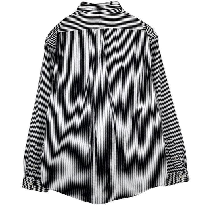 Ralph Lauren Classic Fit Long Sleeve Button Down Striped Shirt, Men's Size L cotton white type Vintage Second Hand
