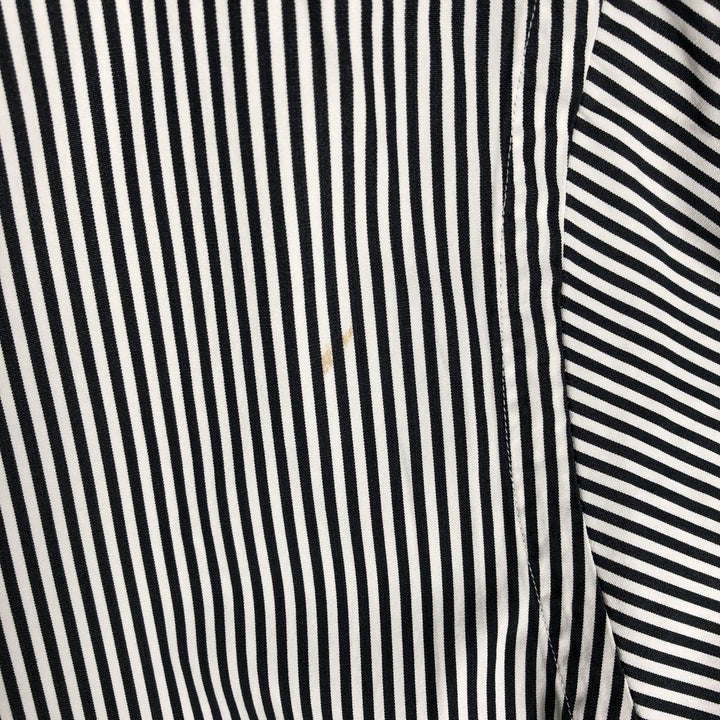 90'S Ralph Lauren CLASSIC FIT Long-Sleeve Button-Down Striped Shirt, Men's Size L (approx.), Vintage Button-Down Shirt cotton white type Vintage Second Hand