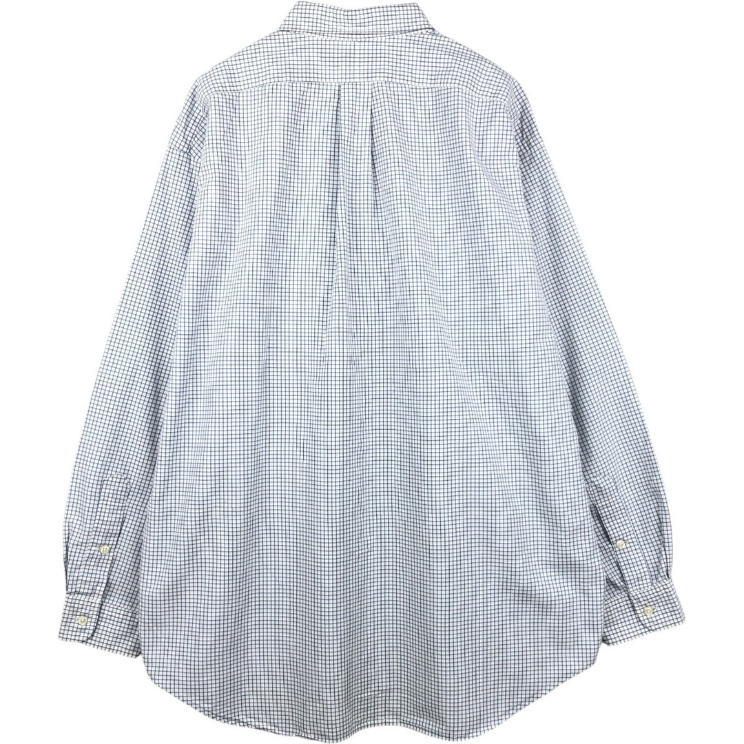 Ralph Lauren BLAKE long sleeve button down check shirt, men's XL size cotton purple type Vintage Second Hand