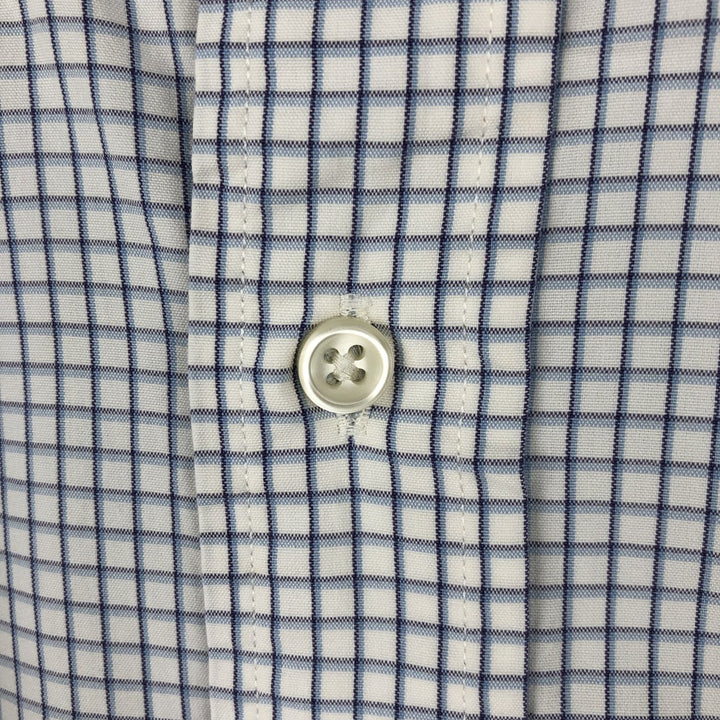 Ralph Lauren BLAKE long sleeve button down check shirt, men's XL size cotton purple type Vintage Second Hand