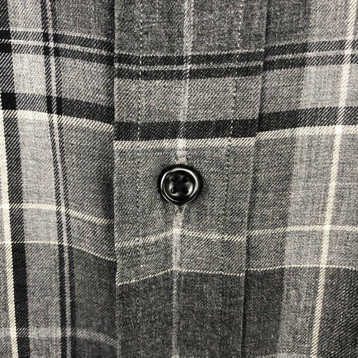 Ralph Lauren BLAKE short sleeve button down check shirt men's XL size cotton gray type Vintage Second Hand