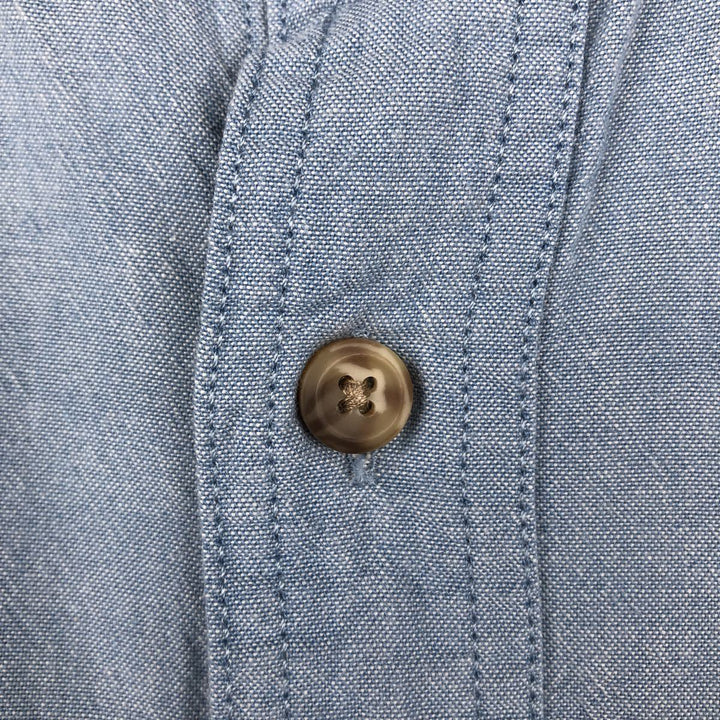 Carhartt Long Sleeve Button Down Work Shirt Men's XL cotton Blue type light blue Vintage Second Hand