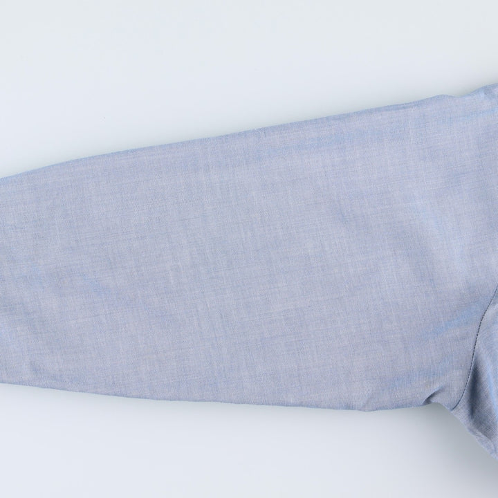 Vintage 1970'S JCPenney Big Mac long-sleeved chambray shirt, size L, men's unclear blue type Vintage Second Hand