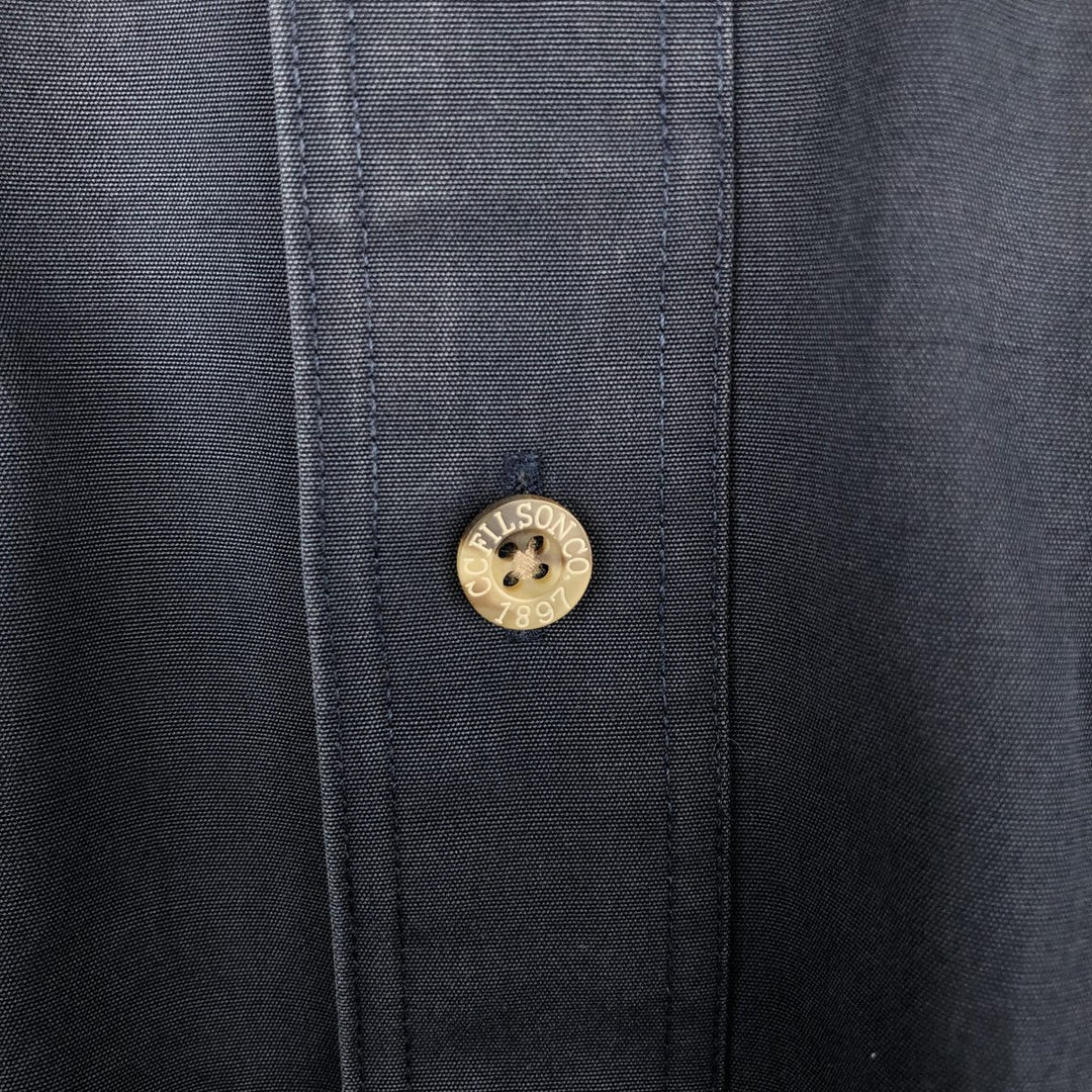 Filson long-sleeved work shirt, men's size XL (equivalent) cotton black type Vintage Second Hand