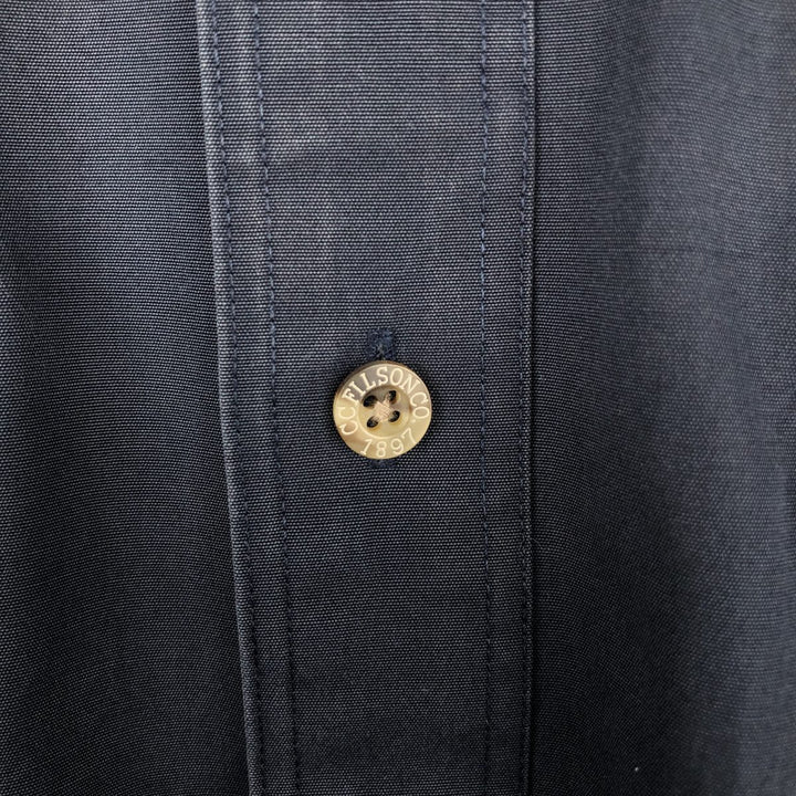 Filson long-sleeved work shirt, men's size XL (equivalent) cotton black type Vintage Second Hand