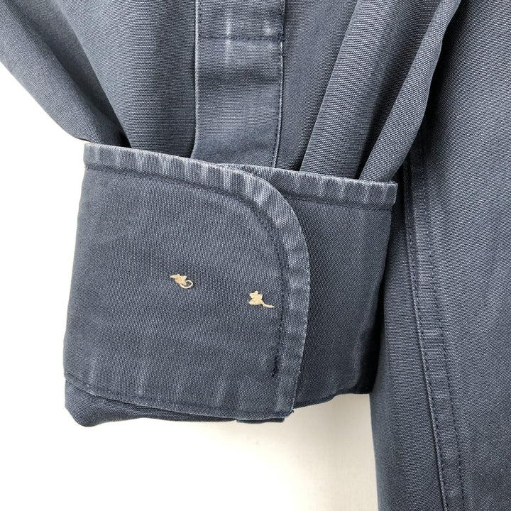 Filson long-sleeved work shirt, men's size XL (equivalent) cotton black type Vintage Second Hand