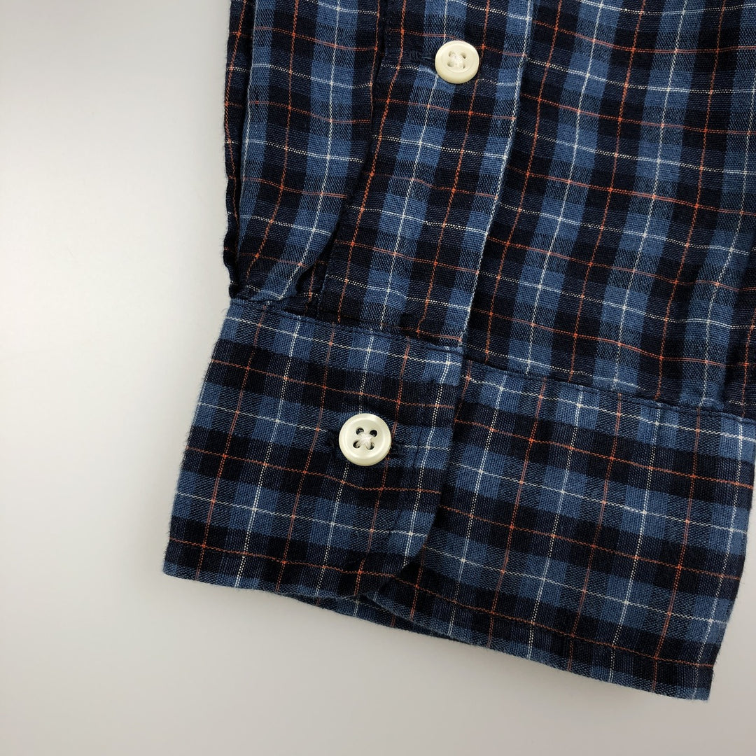 Ralph Lauren Classic Fit Long Sleeve Linen Button Down Shirt, Men's Size L linen blue type Vintage Second Hand