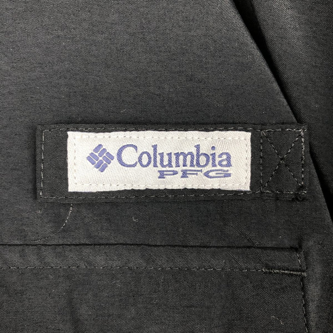Columbia BAHAMA PFG OMNI-SHADE Long-Sleeve Fishing Shirt (Men's Size L) Nylon black type Vintage Second Hand