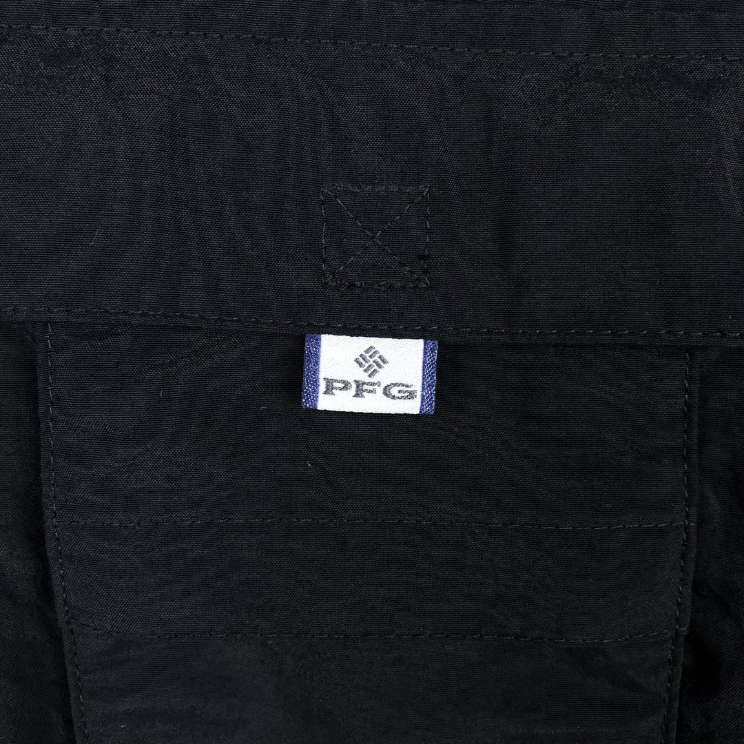 Columbia BAHAMA PFG OMNI-SHADE Long-Sleeve Fishing Shirt (Men's Size L) Nylon black type Vintage Second Hand