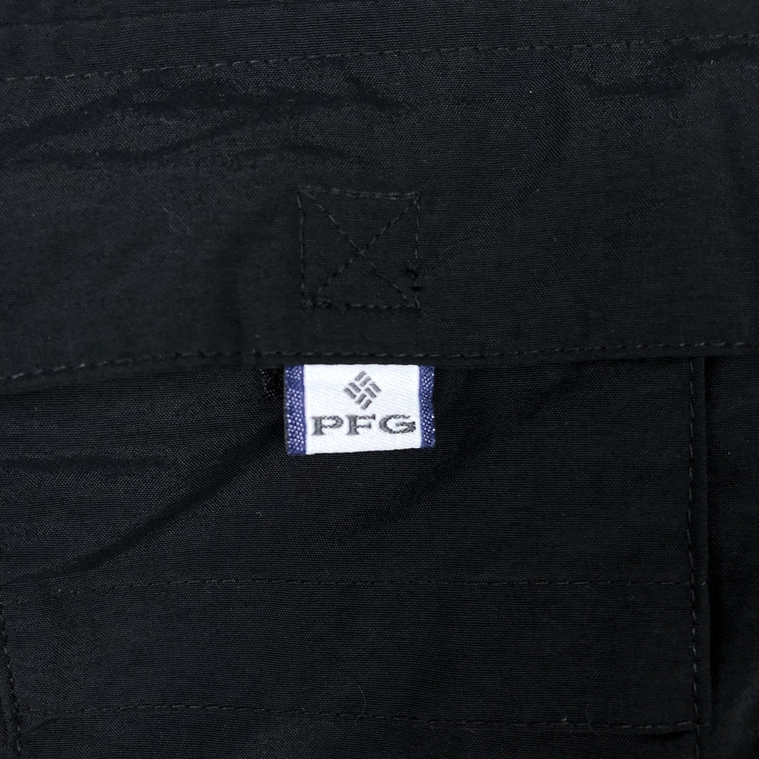 Columbia BAHAMA PFG OMNI-SHADE Long-Sleeve Fishing Shirt (Men's Size L) Nylon black type Vintage Second Hand