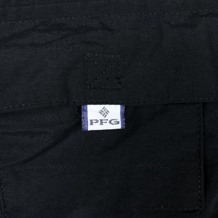 Columbia BAHAMA PFG OMNI-SHADE Long-Sleeve Fishing Shirt (Men's Size L) Nylon black type Vintage Second Hand