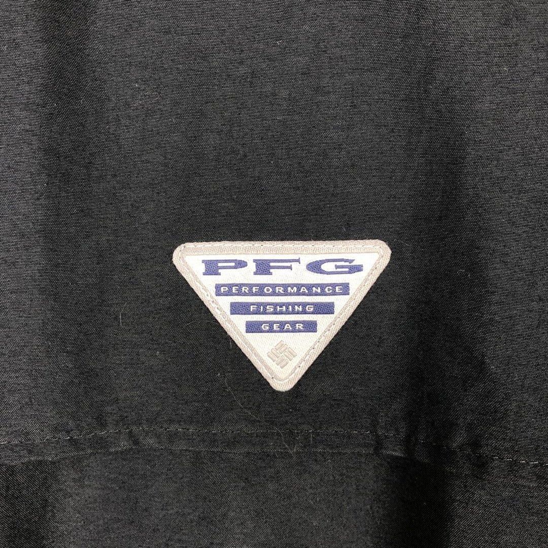 Columbia BAHAMA PFG OMNI-SHADE Long-Sleeve Fishing Shirt (Men's Size L) Nylon black type Vintage Second Hand