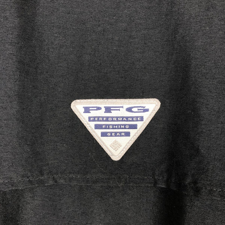 Columbia BAHAMA PFG OMNI-SHADE Long-Sleeve Fishing Shirt (Men's Size L) Nylon black type Vintage Second Hand