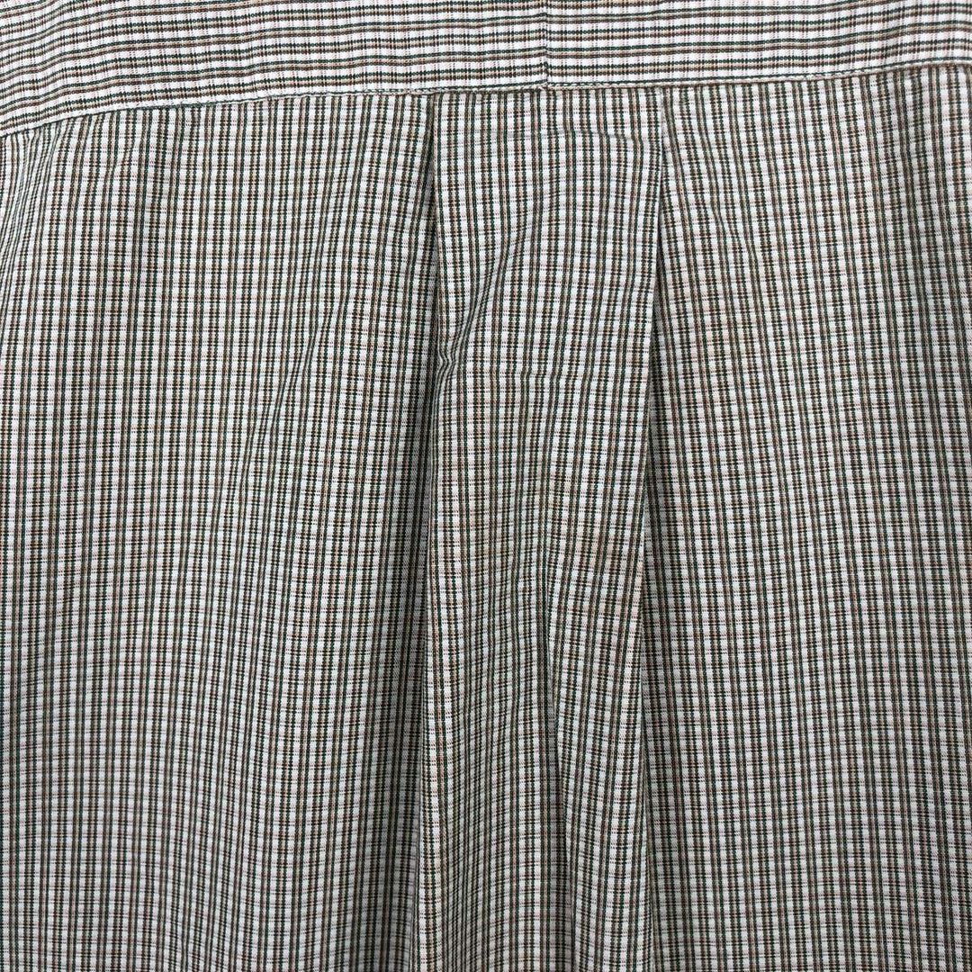 Ralph Lauren YARMOUTH Long Sleeve Button Down Check Shirt Men's XL cotton green type Vintage Second Hand
