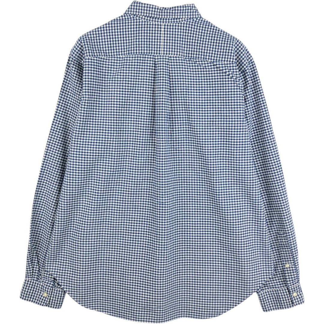 Ralph Lauren Classic Fit Long Sleeve Button Down Striped Shirt Men's XL cotton blue type Vintage Second Hand