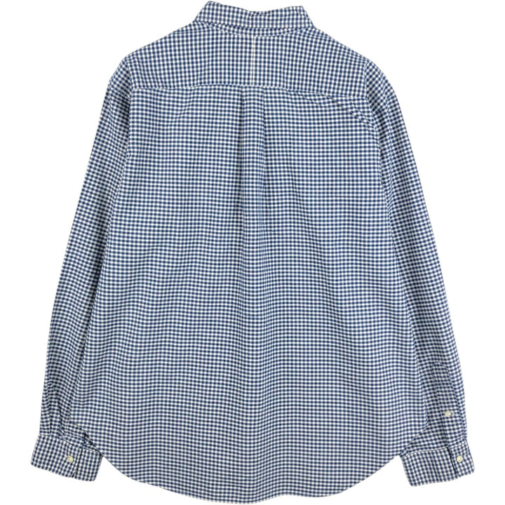 Ralph Lauren Classic Fit Long Sleeve Button Down Striped Shirt Men's XL cotton blue type Vintage Second Hand