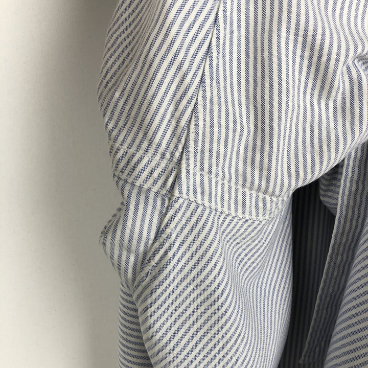 Ralph Lauren YARMOUTH Long Sleeve Button-Down Striped Shirt, Men's XL cotton white type Vintage Second Hand