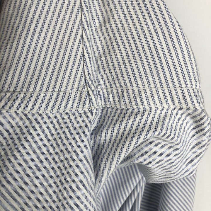 Ralph Lauren YARMOUTH Long Sleeve Button-Down Striped Shirt, Men's XL cotton white type Vintage Second Hand