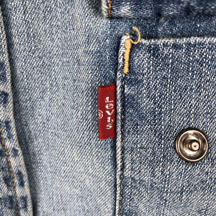 90s-00'S Levi's Jeans Long-Sleeve Denim Western Shirt, Men's Size L (approx.), Vintage cotton Blue type light blue Vintage Second Hand