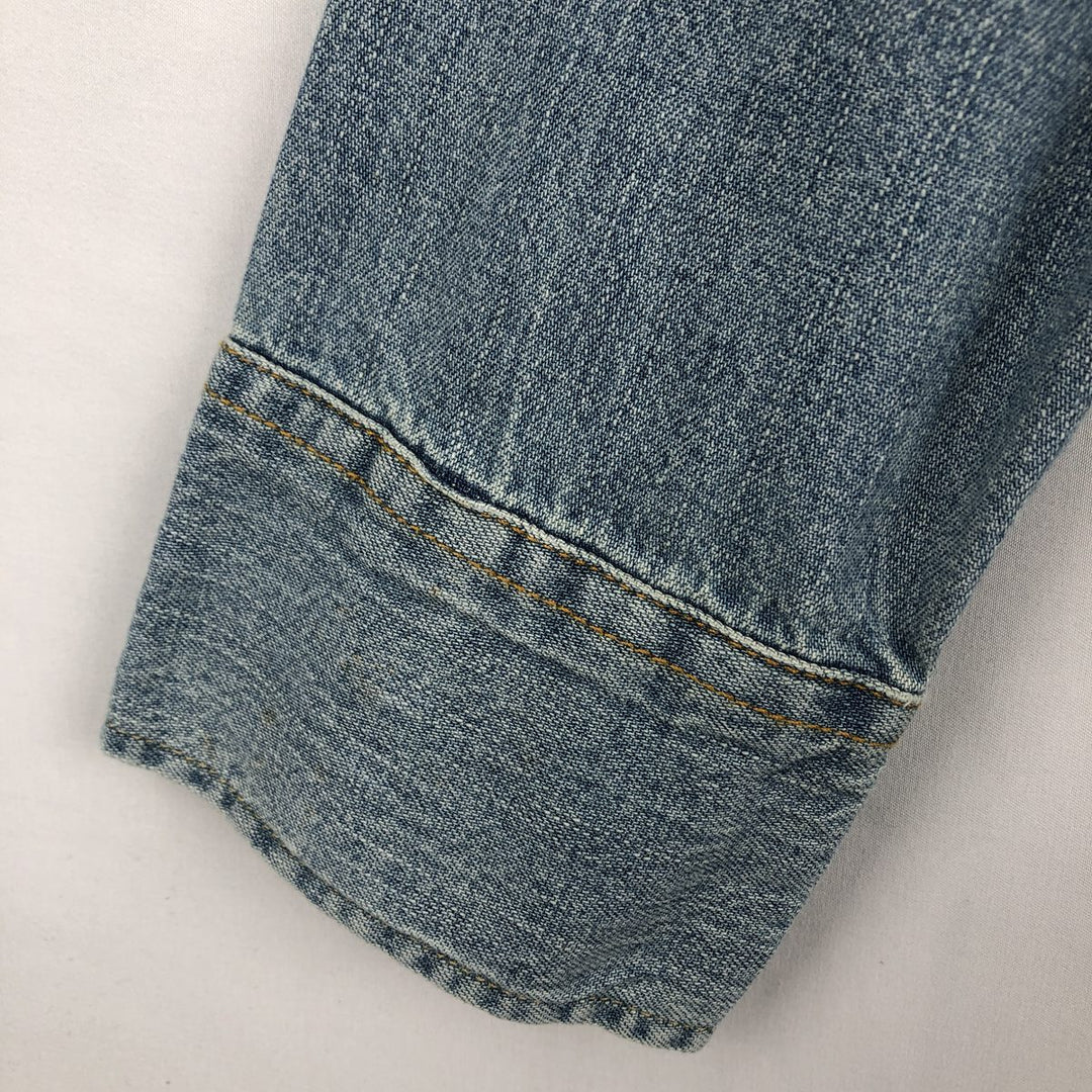 90s-00'S Levi's Jeans Long-Sleeve Denim Western Shirt, Men's Size L (approx.), Vintage cotton Blue type light blue Vintage Second Hand