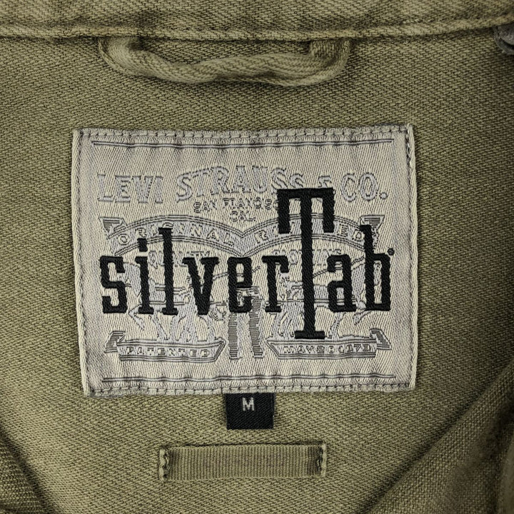 Levi's Silver Tab Long-Sleeve Cotton Shirt, Men's Size M (approx.) cotton Khaki type Vintage Second Hand