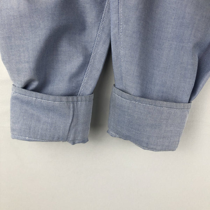 Brooks Brothers long-sleeved button-down shirt, made in the USA, size M Supima Cotton Blue type light blue Vintage Second Hand